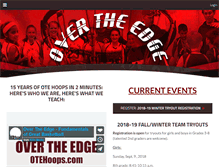 Tablet Screenshot of otehoops.com